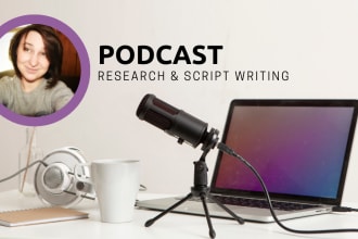 research and write a read ready podcast script