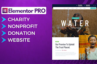 design or redesign charity,nonprofit,ngo,crowdfunding, and donation website