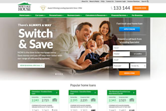 design mortgage website funnel mortgage landing page mortgage calculator