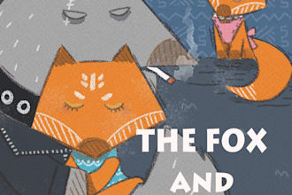 draw childrens story book illustration