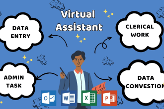 be a virtual assistant for administrative and clerical work