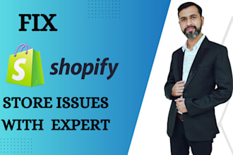 fix your shopify custom coding or bug fixing shopify customization