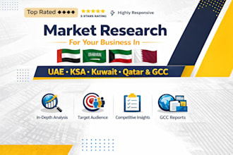 do market research for your business in uae, ksa, kuwait, qatar or
