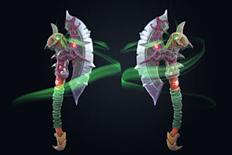create stylized 3d props