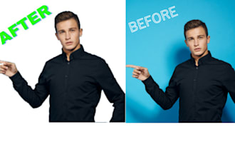 remove the background and change