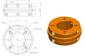 create a technical drawing