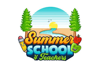 do educational logo for daycare, school, college,  academy