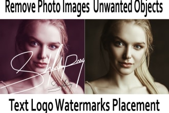 remove photos object or watermark placement