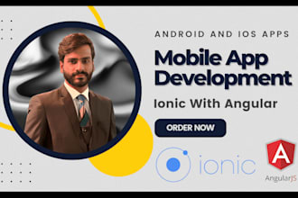 develop ionic android application with angular