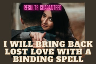 bring back lost love with a binding spell