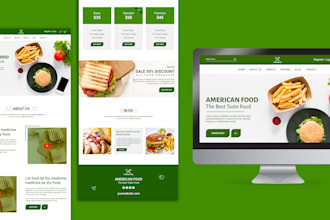 do create front end website with responsive using HTML CSS javascript bootstrap
