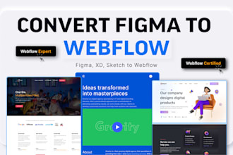 convert figma design to webflow website