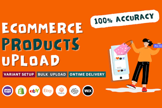 upload products to shopify, woocommerce, wix, etsy, or any ecommerce store