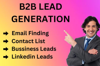 do b2b lead generation, finding email addresses by linkedin