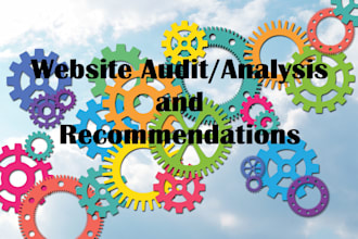 do website analysis and recommendations for SEO