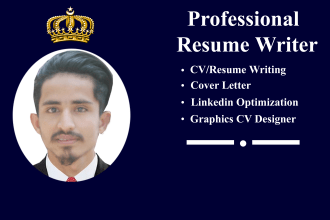 write and upgrade your resume, cv, cover letter, linkedin