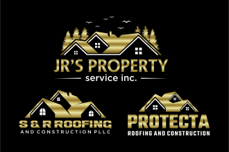 do modern real estate, realtor, and property logo design