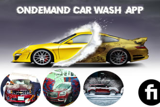 develop ondemand car wash app, booking app and website
