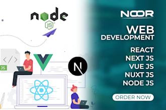 be your front end web developer using react js next js I can start immediately