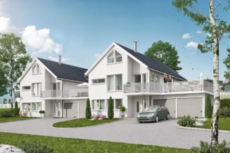 provide 3d exterior images for any building