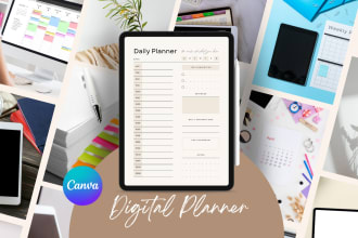 offer personalized printable planner, journal, cover and checklist