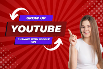grow up your youtube channel views by google display ads