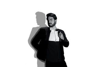 make a white background including a shadowed picture