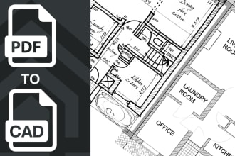 create any 2d cad drawing in autocad dwg