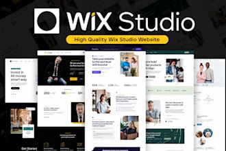build wix studio website, redesign wix studio website