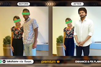 enhance portraits, fix flaws and edit photos
