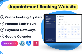 install amelia booking plugin and create an appointment booking website