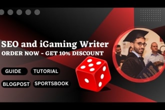 be your slot and igaming review SEO article writer