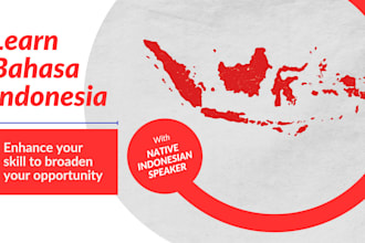 help you to learn or practice bahasa indonesia