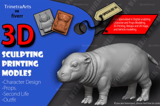 do sculpting for 3d printing costumes for secondlife