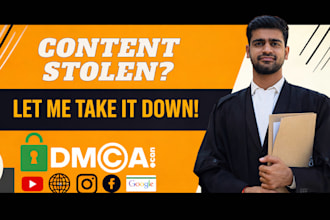 send dmca notices to infringing websites and to their host