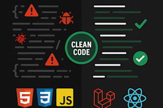 debug and refactor legacy code laravel, react, nodejs