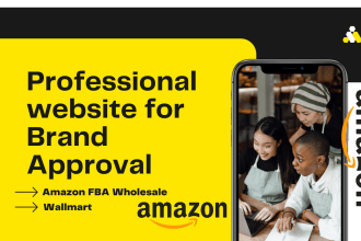 build you a professional amazon fba wholesale website for brand approval