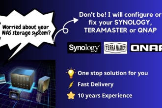 configure and fix synology, terra master, qnap nas