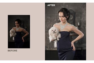 do model retouch professionally
