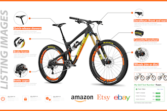 design amazon product infographic and shopify banner design website slider