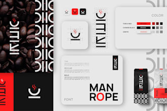 develop a high end corporate identity and brand guidelines