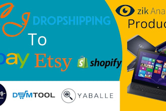 upload products from cj dropshipping to shopify ebay etsy