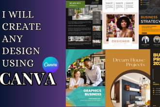 create any design using canva