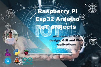 design custom embedded systems, iot solutions, and firmware for your projects