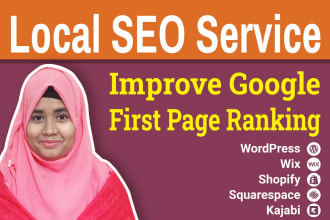 provide google ranking local SEO optimization service for website