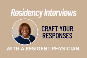 strategize responses for medical residency interviews after the eras application