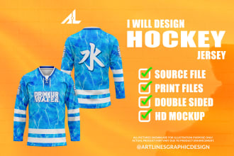 design sublimation hockey jersey