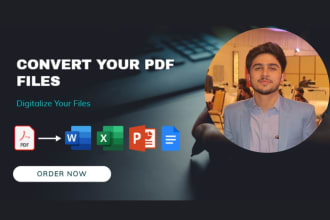 convert your pdf files and scanned documents to any format