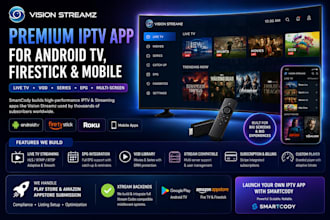 develop android TV app for xtream panels