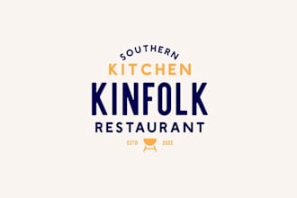 looking southern restaurant logo
